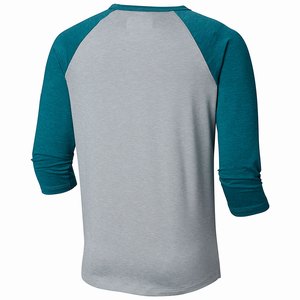 Columbia Outdoor EleHerrts™ 3/4 Sleeve Skjorta Flickor Grå/Gröna (HZBRK3497)